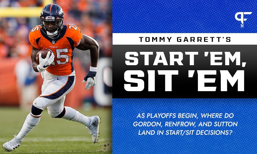 Start 'Em, Sit 'Em Week 15: As playoffs begin, where do Melvin Gordon, Hunter Renfrow, and Courtland Sutton land in start/sit decisions?