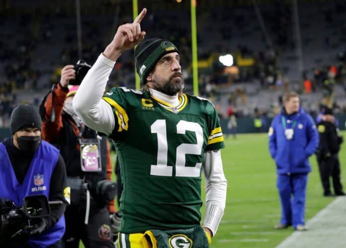 Is Aaron Rodgers playing tonight vs. the Bears?