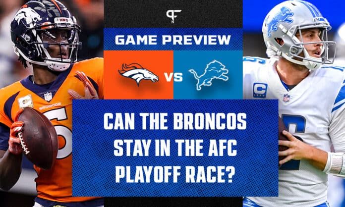 Detroit Lions vs. Denver Broncos: Storylines, prediction for a potentially one-sided affair in Denver