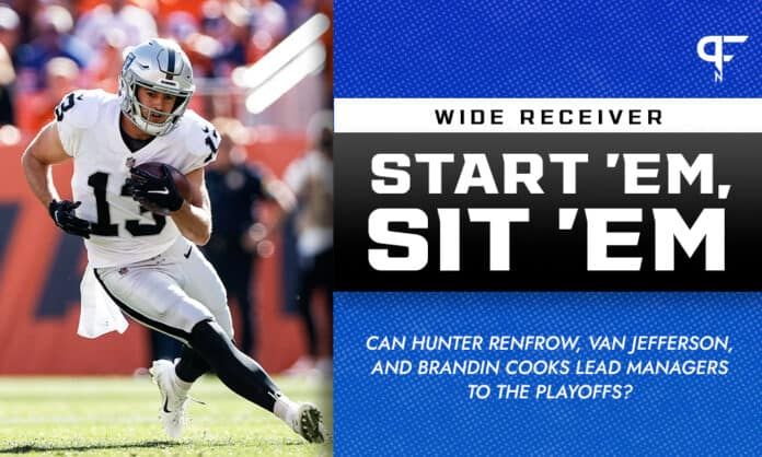 WR Start 'Em Sit 'Em Week 14: Can Hunter Renfrow, Van Jefferson, and Brandin Cooks lead managers to the playoffs?