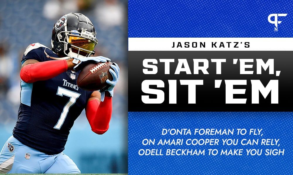 NFL Start 'Em, Sit 'Em Week 14: D'Onta Foreman to fly, on Amari Cooper you can rely, Odell Beckham to make you sigh