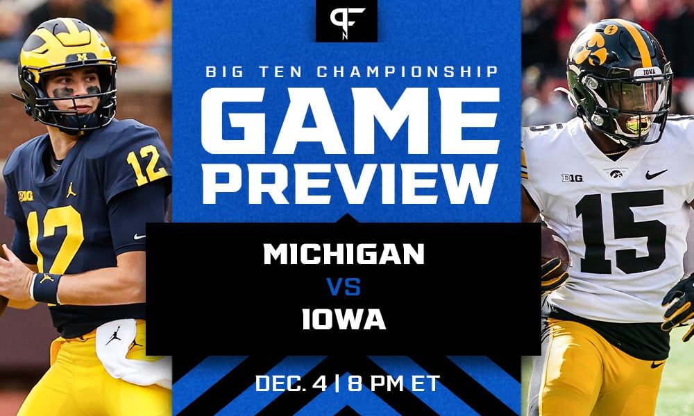 2021 Big Ten Championship Game Preview: How to watch Iowa vs. Michigan