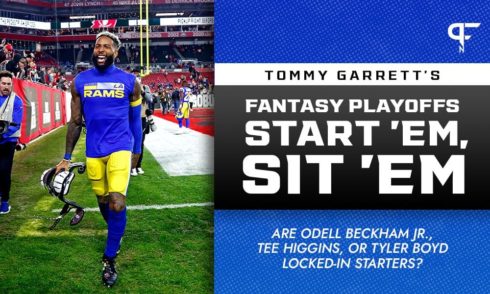 Start 'Em, Sit 'Em NFL Fantasy Playoffs: Are Odell Beckham Jr., Tee Higgins, or Tyler Boyd locked-in starters?