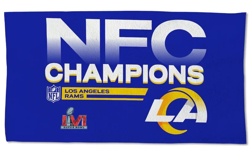 WinCraft 2021 NFC Champions 22'' x 42'' On-Field Locker Room Towel