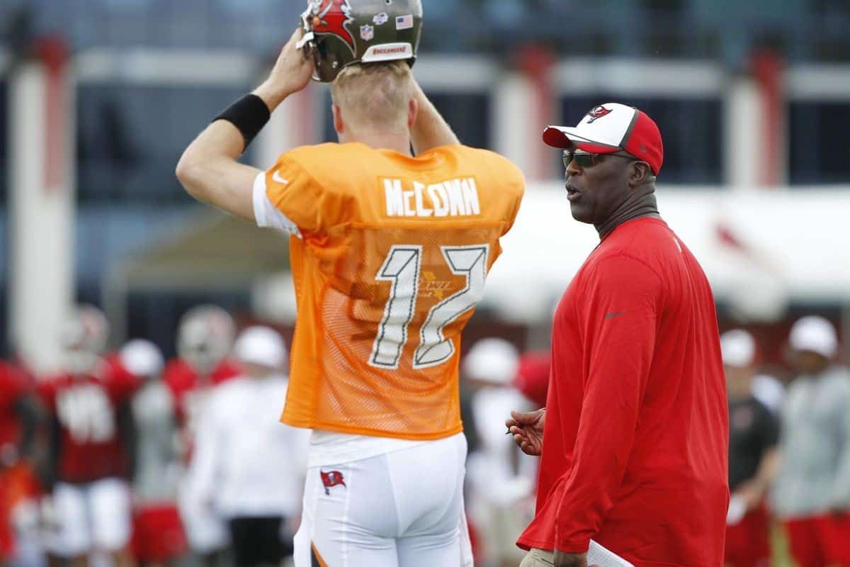 Josh McCown and Lovie Smith