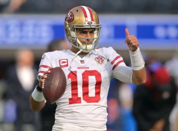 Is Jimmy Garoppolo playing tonight vs. the Packers?