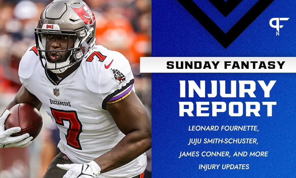 NFL Injury Report: Leonard Fournette, JuJu Smith-Schuster, James Conner, and more injury updates