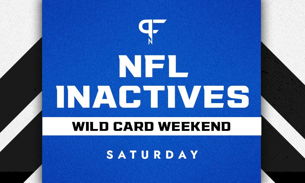 NFL Inactives Wild Card Round: Darren Waller, Josh Jacobs, and Tee Higgins cleared