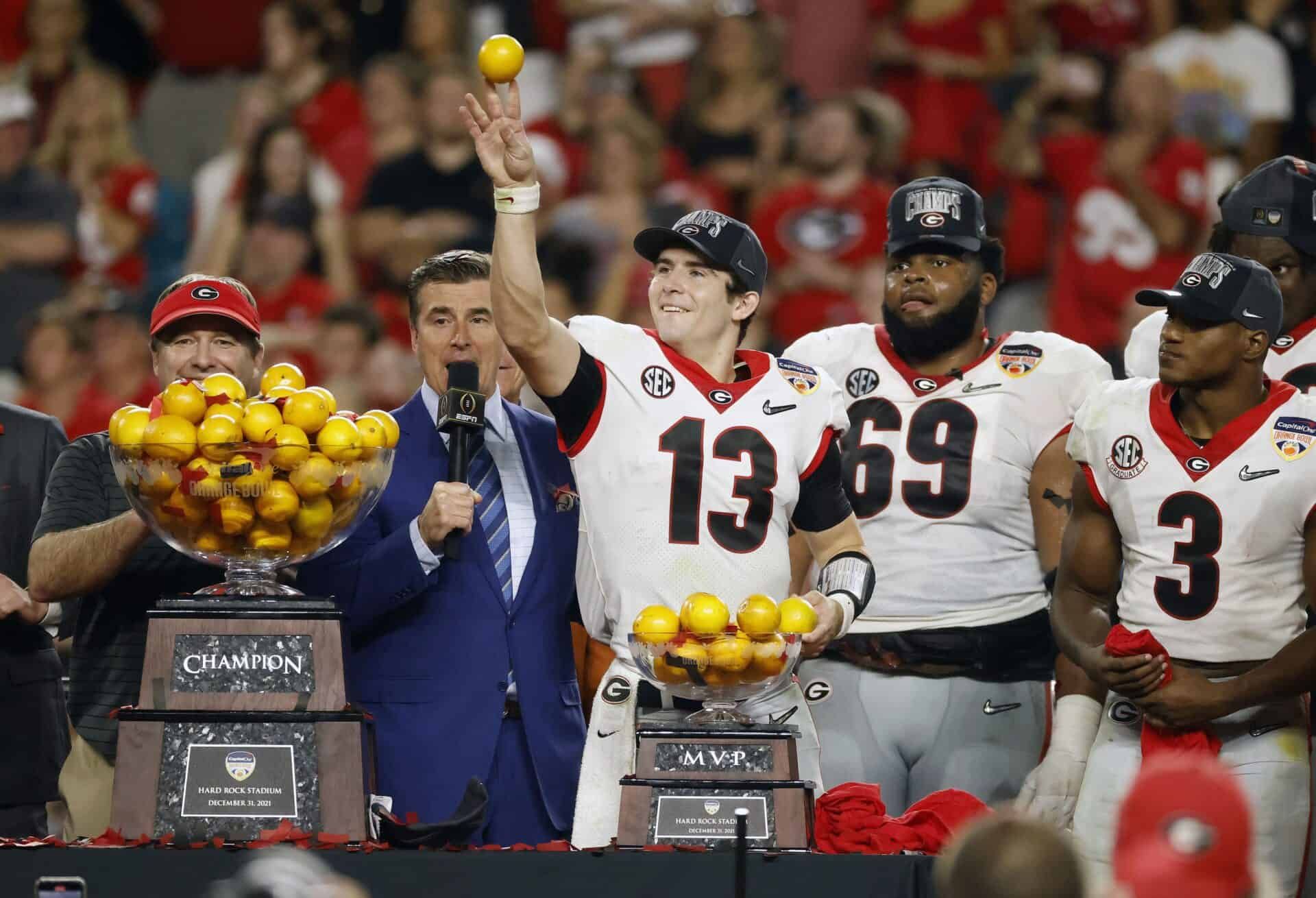 Georgia's Stetson Bennett's path from walk-on to national championship quarterback