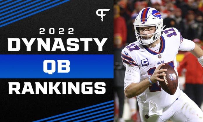 Top 15 Dynasty Quarterback Rankings 2022: AFC rivals Josh Allen, Patrick Mahomes top the list