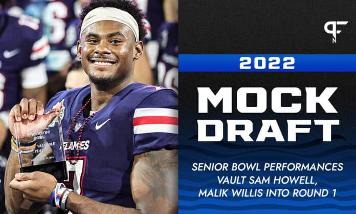 2022 NFL Mock Draft: Senior Bowl performances vault Sam Howell, Malik Willis into Round 1