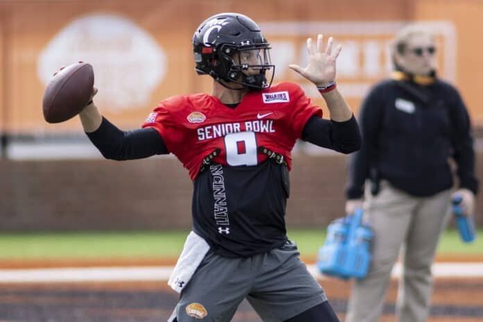 Senior Bowl Practice Risers and Sliders: Desmond Ridder, Jalen Pitre, and Jeremy Ruckert weather the storm on Day 2