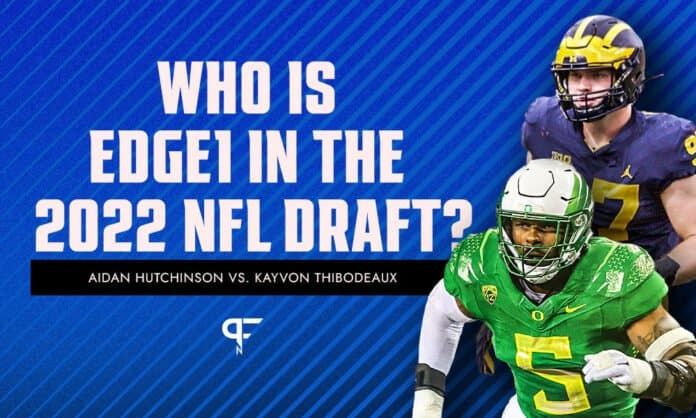 Aidan Hutchinson vs. Kayvon Thibodeaux: Who is EDGE1 in the 2022 NFL Draft?