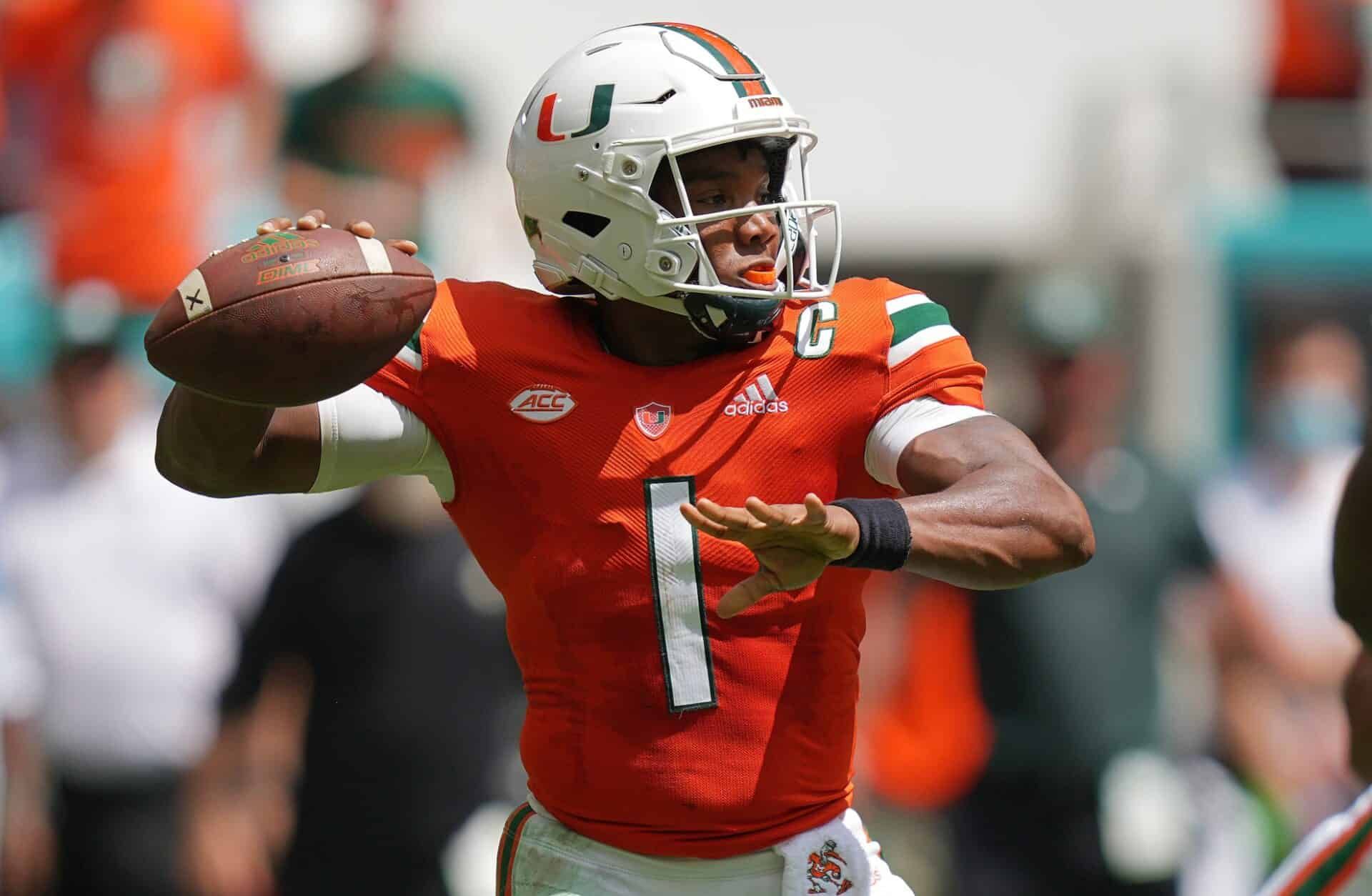 Miami 2022 NFL Draft Scouting Reports include D'Eriq King, Bubba Bolden, and Charleston Rambo