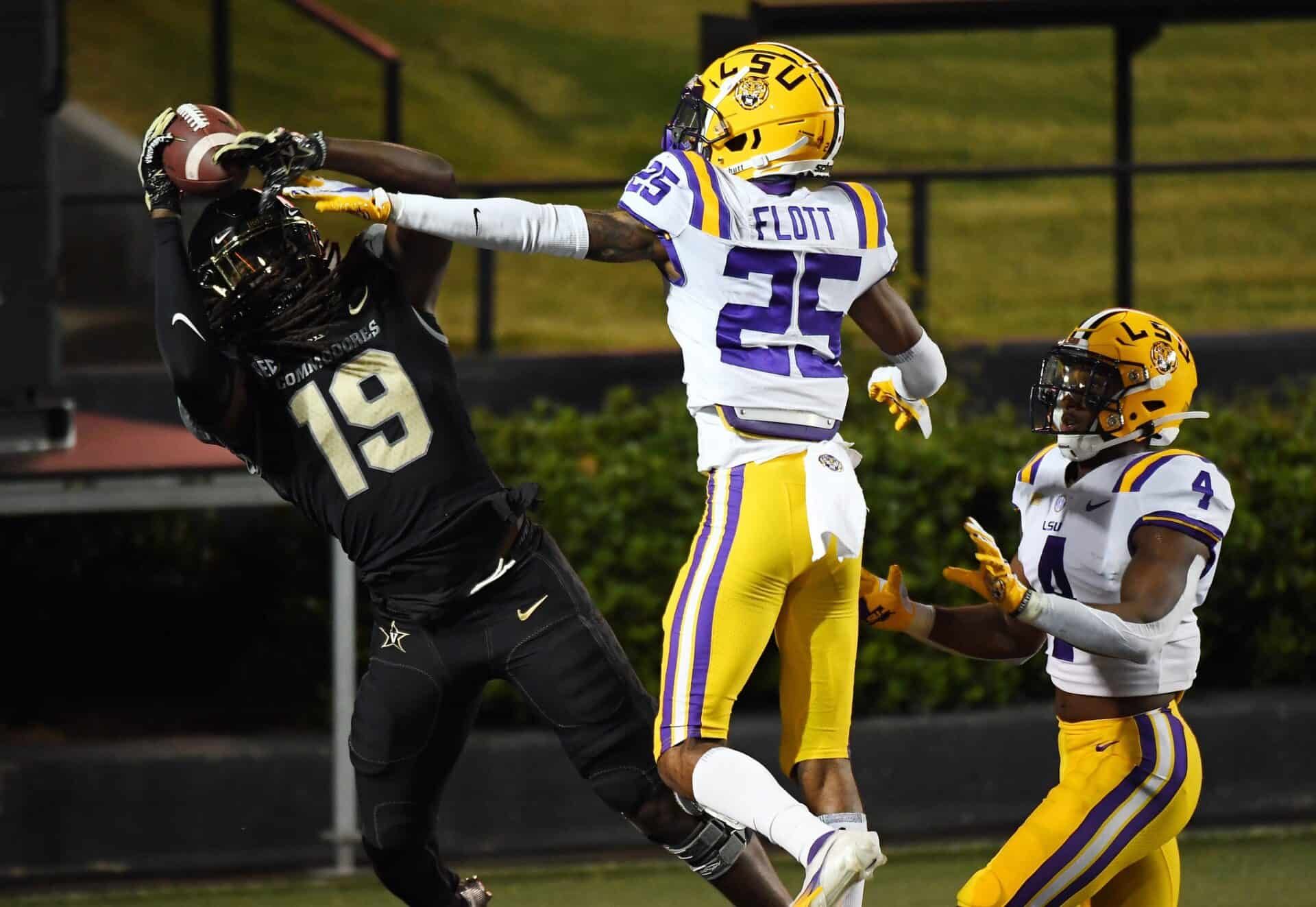 NFL Draft 2022: Broncos, Colts, Giants, and Raiders showing interest in LSU cornerback Cordale Flott