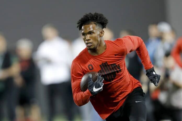 NFL Pro Day News and Rumors: Ohio State WRs Garrett Wilson and Chris Olave impress NFL brass in attendance