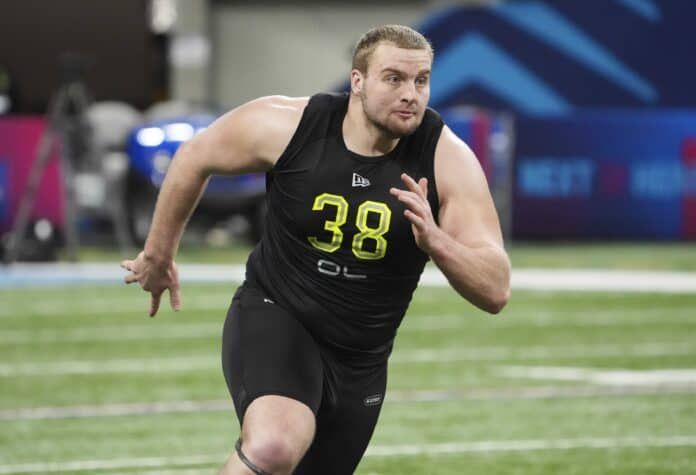 NFL Combine 2022: Cole Strange, Trevor Penning among 5 offensive linemen who improved their draft stock