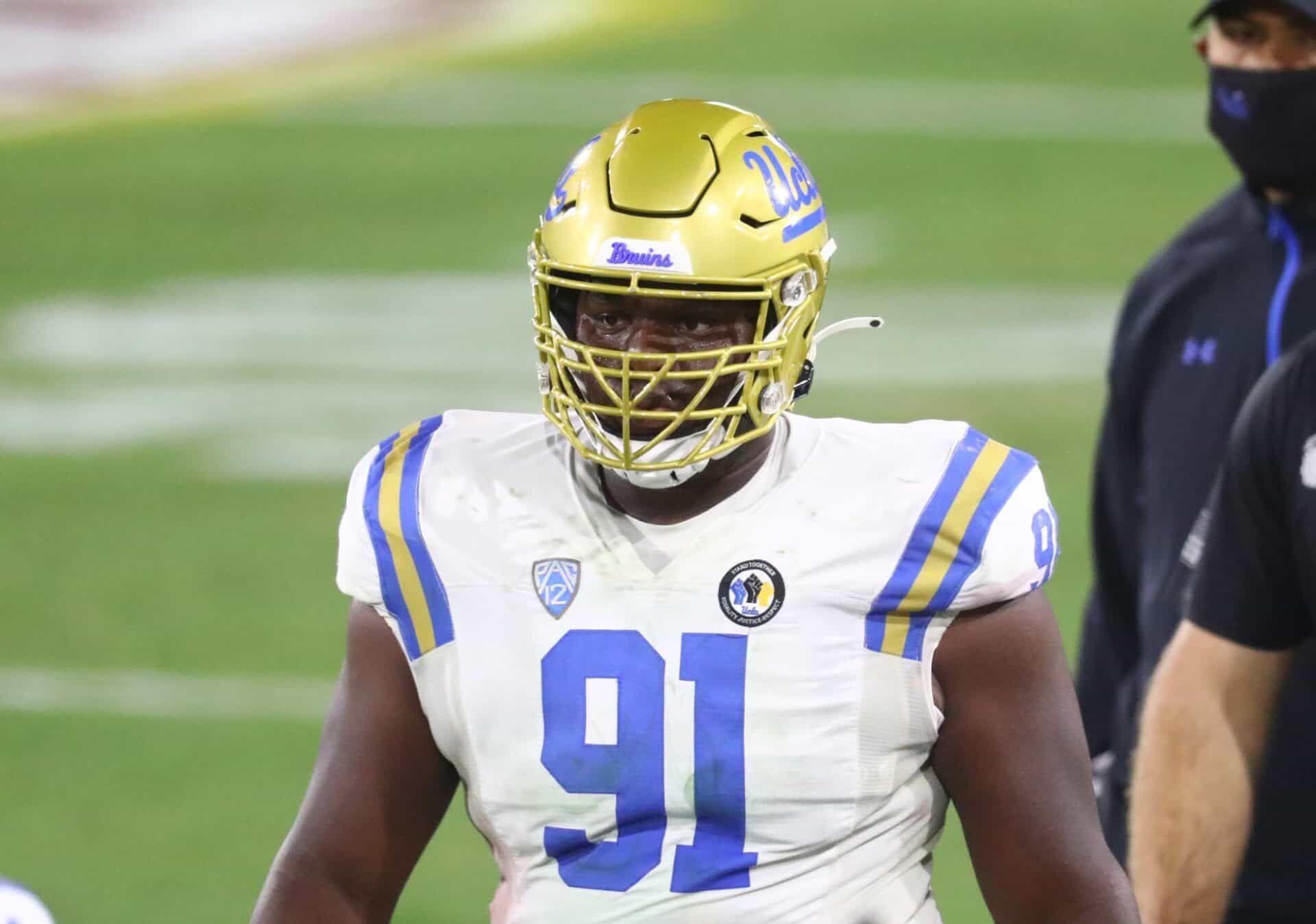 Otito Ogbonnia drawing on Bruins' blueprint for defensive success on the road from to the 2022 NFL Draft