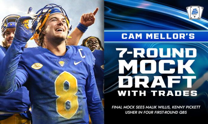 Cam Mellor - 7-round 2022 NFL Mock Draft with trades