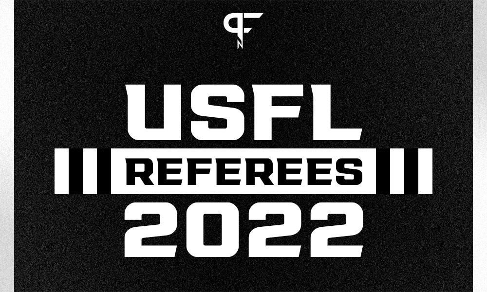USFL refs for 2022 and Week 4 assignments