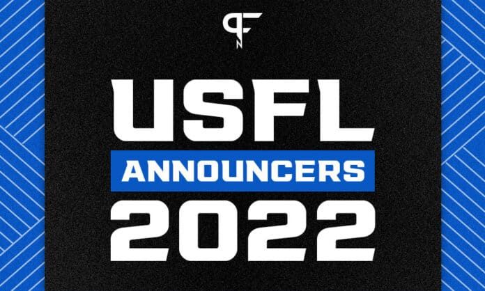 USFL announcers for 2022 and Week 2 assignments