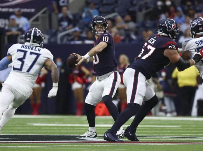 Texans quarterback Davis Mills reflects on growth, confidence entering second NFL season