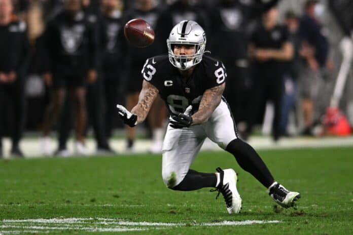 Las Vegas Raiders Depth Chart: Should they target a backup to Darren Waller in the 2022 NFL Draft?