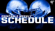 Printable NFL Weekly Schedule (Updated 2024)