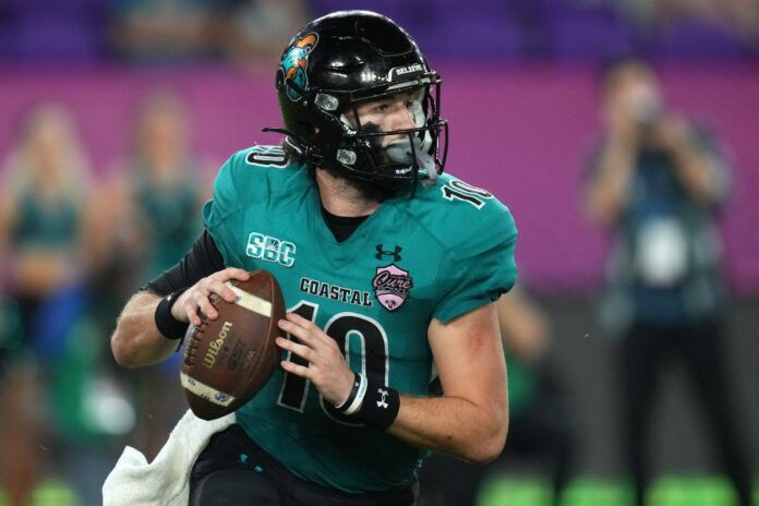 Top 10 returning players at Coastal Carolina are led by star QB Grayson McCall