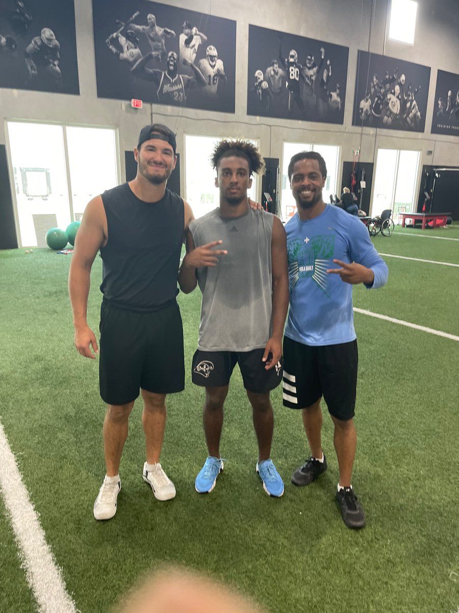 Tulane CB Jadon Canady training with Pittsburgh Steelers QB Mitchell Trubisky, Minnesota Vikings CB Parry Nickerson