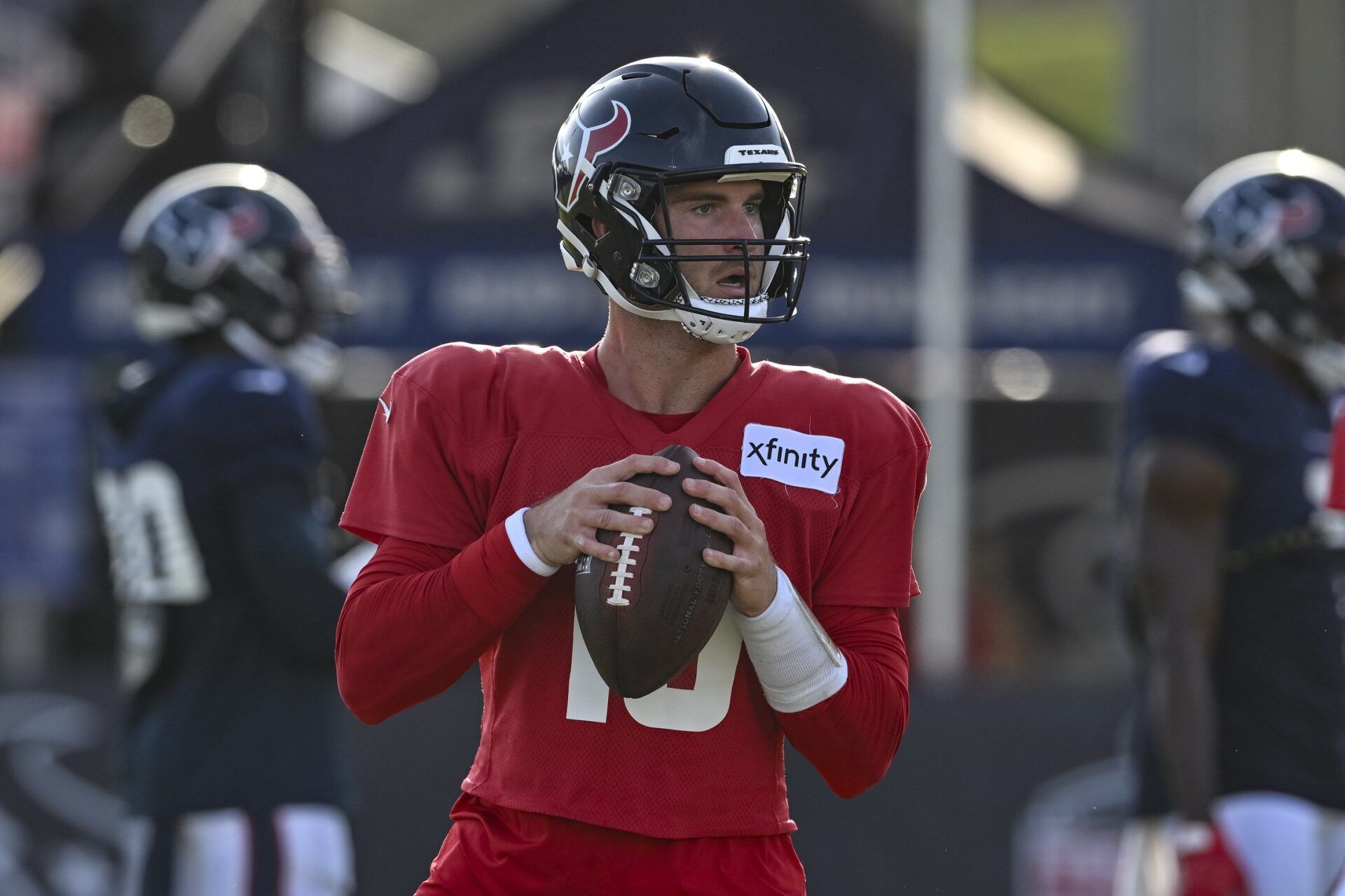 Houston Texans training camp observations: Jalen Pitre poised to start, Davis Mills has up-and-down day