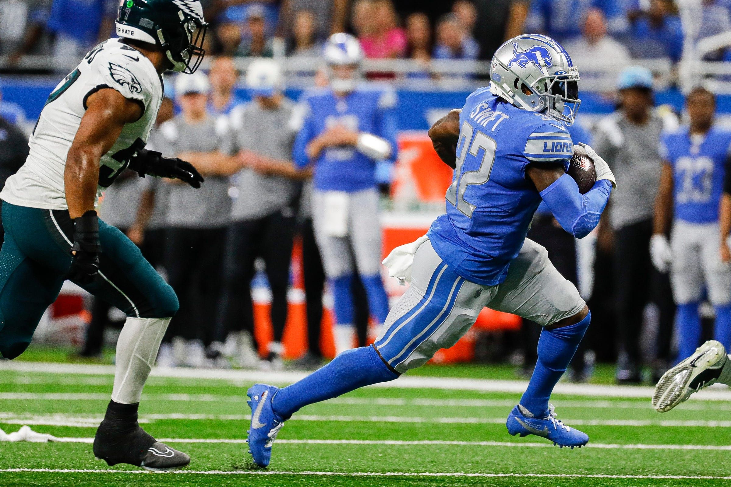Lions star D'Andre Swift sidelined with ankle injury, what's next for Lions' running game?
