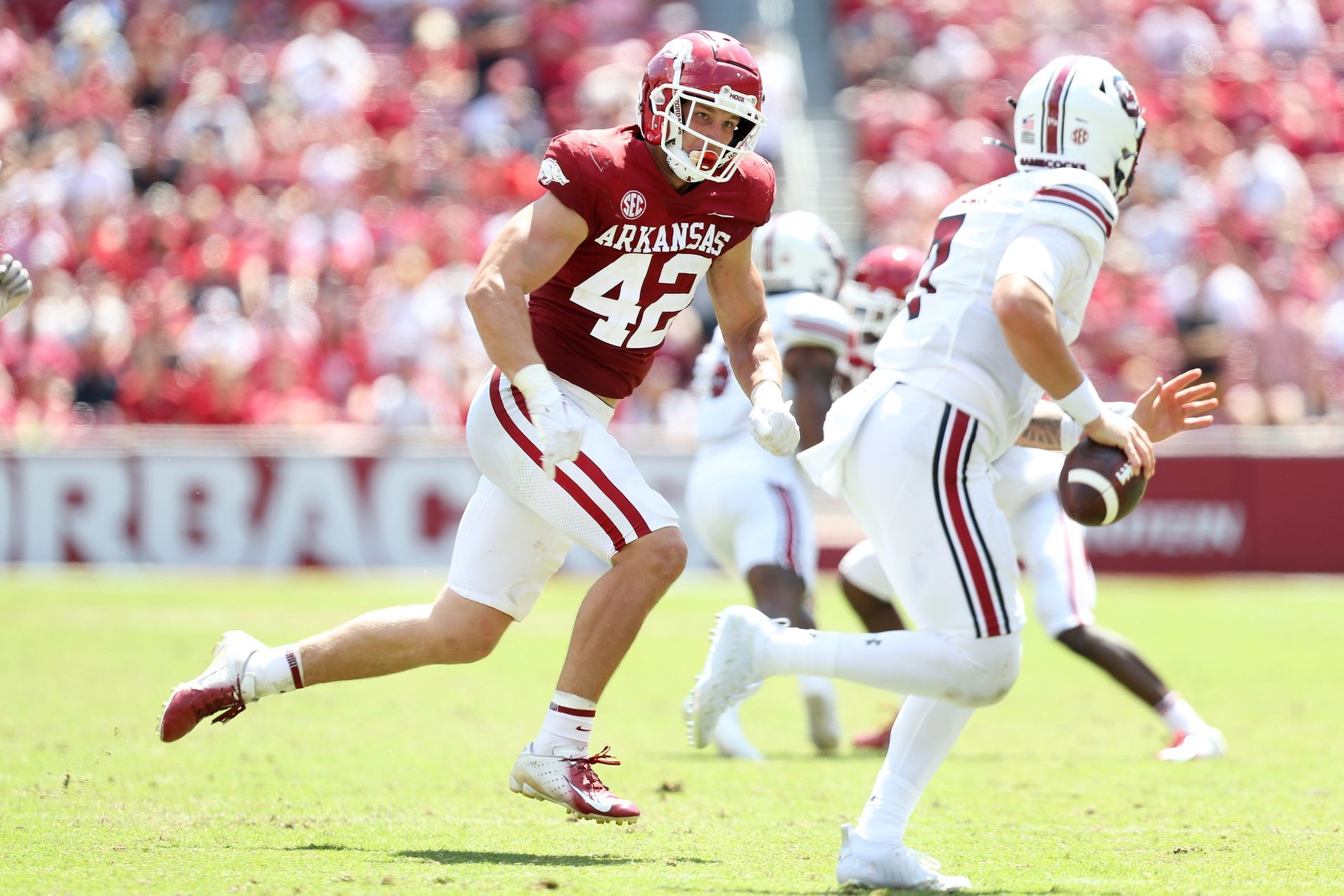 2023 NFL Draft Sleepers Drew Sanders makes a dramatic resurgence at Arkansas