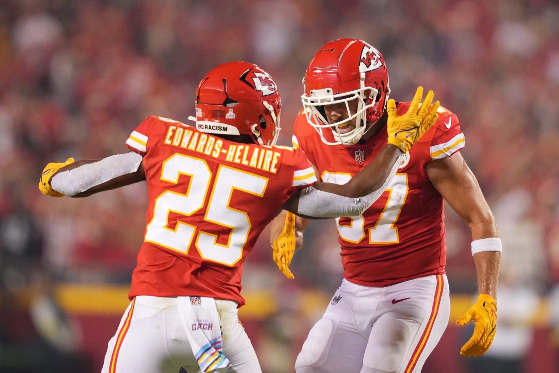 Top Chiefs vs. Bills DFS Lineup: Clyde Edwards-Helaire, Dawson Knox, and An Elite Tandem