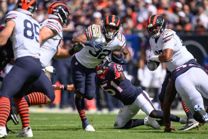 David Montgomery Injury Update Bears Running Back Back at Practice Before Week 5