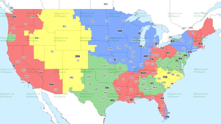 NFL Coverage Map Week 12: TV Schedule for CBS, FOX Broadcasts