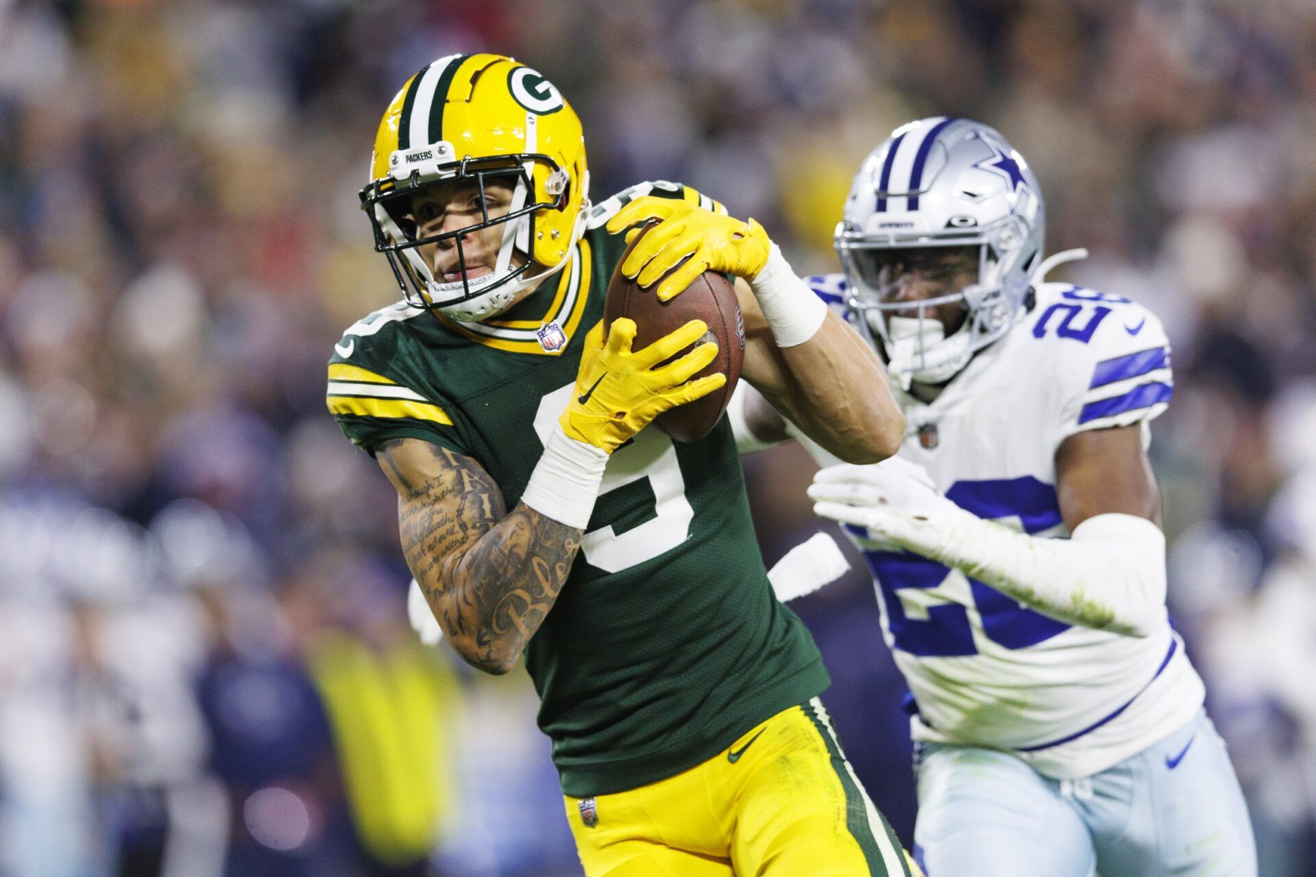 Week 10 NFL Rookie Report Card: Christian Watson Shines, Rachaad White Helps the GOAT