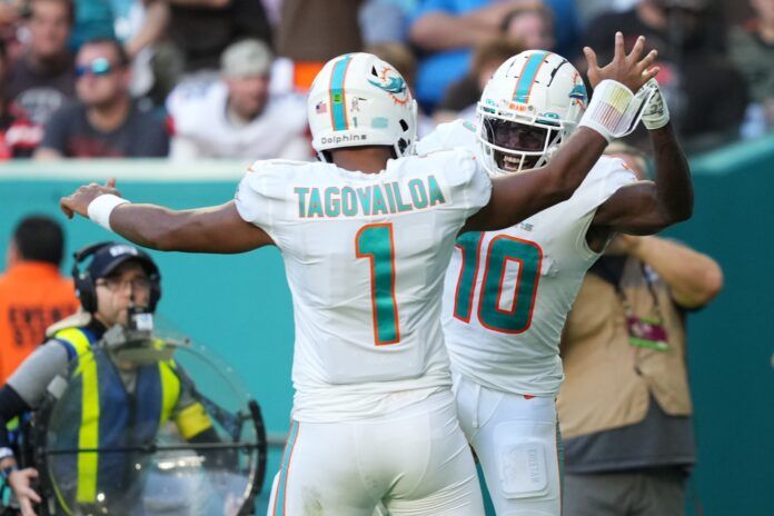 AFC East Through Week 10: Miami Dolphins > Buffalo Bills and Tua Tagovailoa > Josh Allen