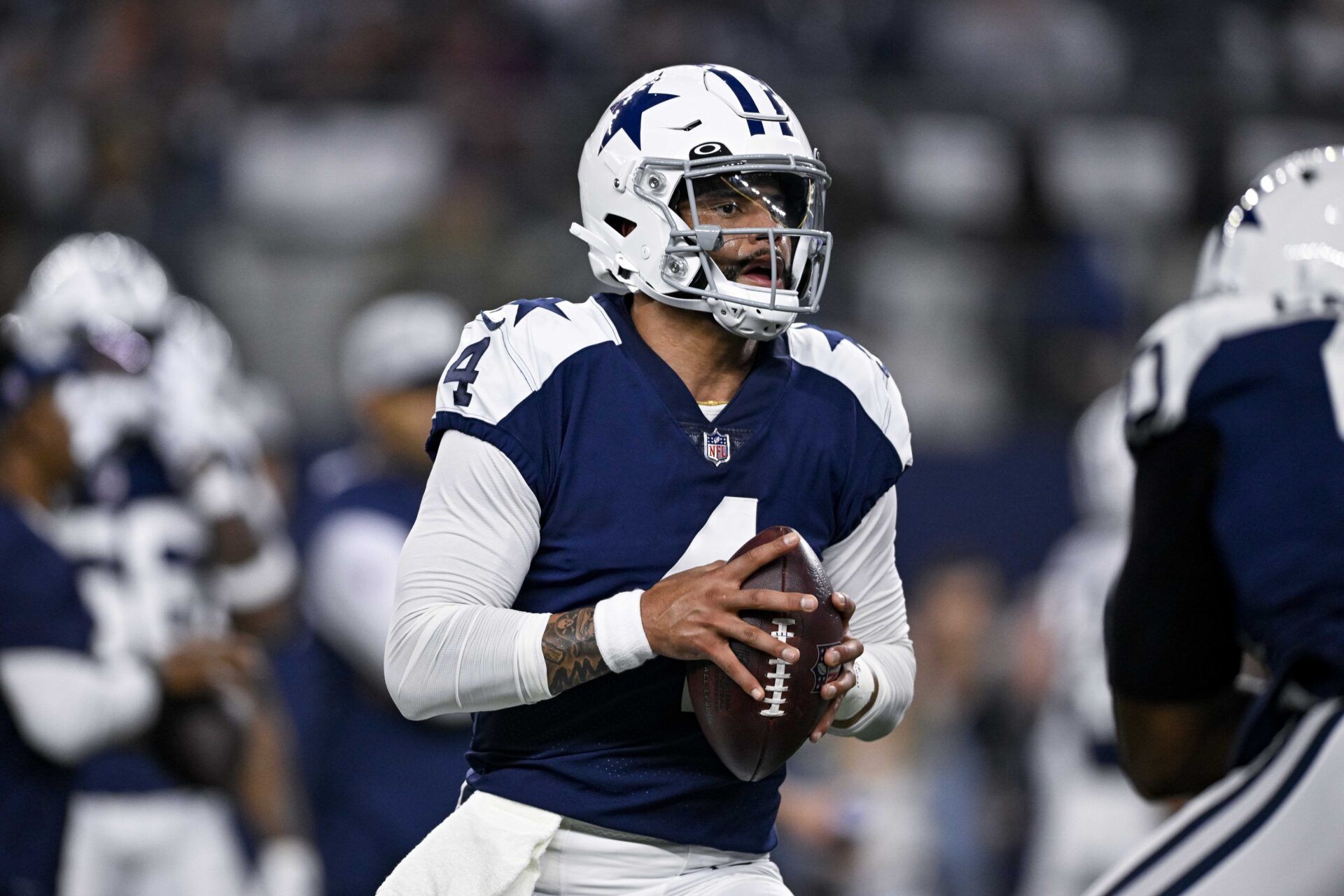 Cowboys vs. Colts Sunday Night Football DFS Picks: Lineup Includes Tony Pollard, Dak Prescott, and Parris Campbell