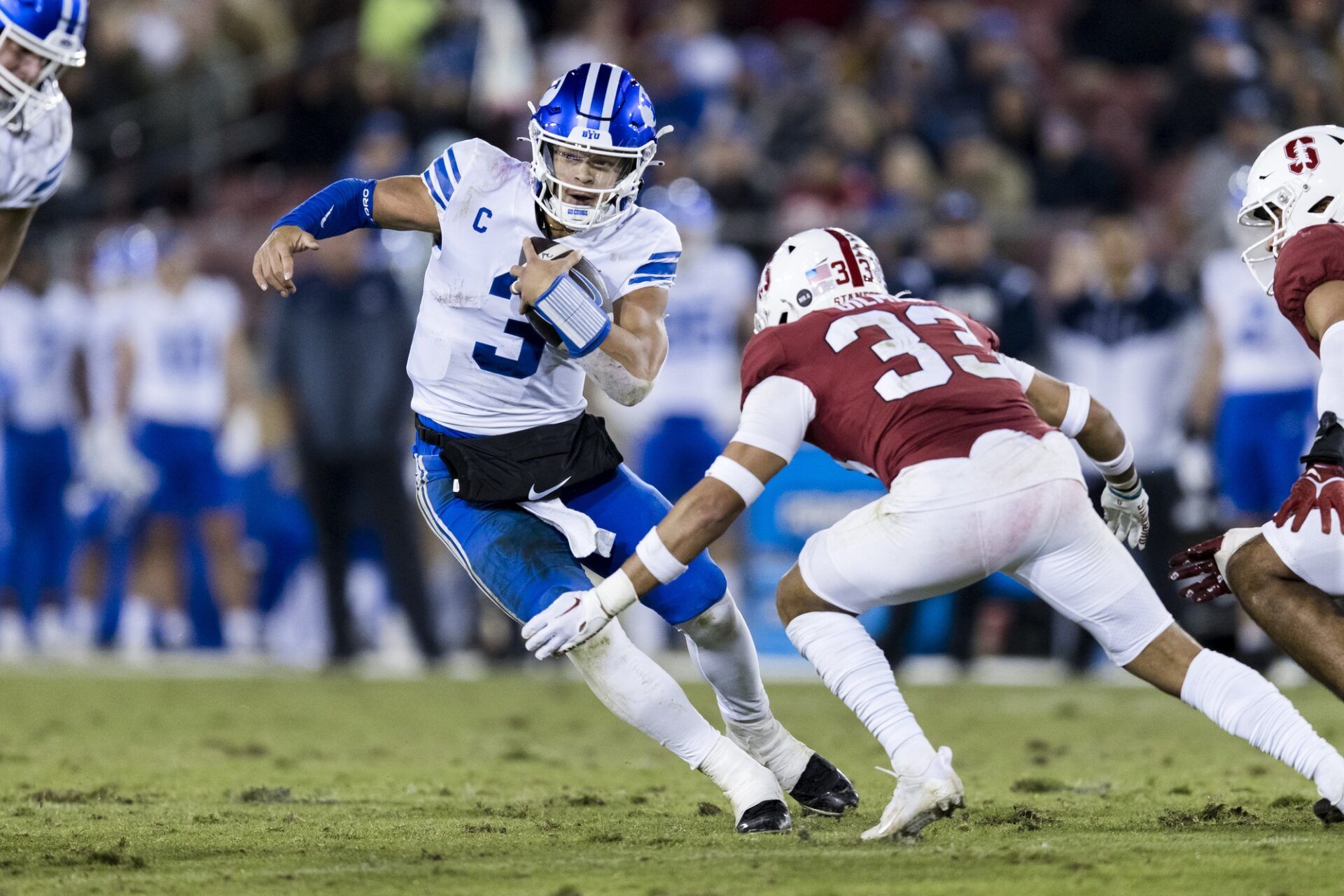 Top Quarterbacks at the 2023 Senior Bowl Include Jaren Hall and Clayton Tune