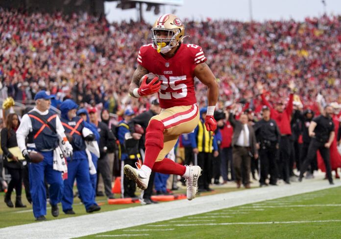 Fantasy Football Sleepers Divisional Round Elijah Mitchell, Isiah Pacheco, Michael Gallup, and More