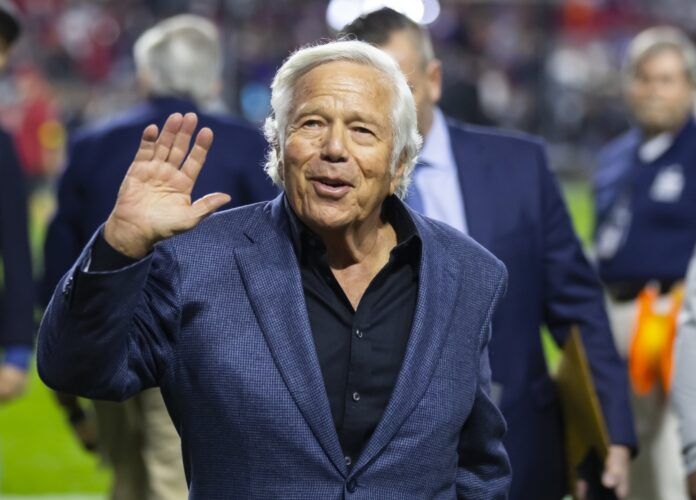 Robert Kraft against the Arizona Cardinals at State Farm Stadium