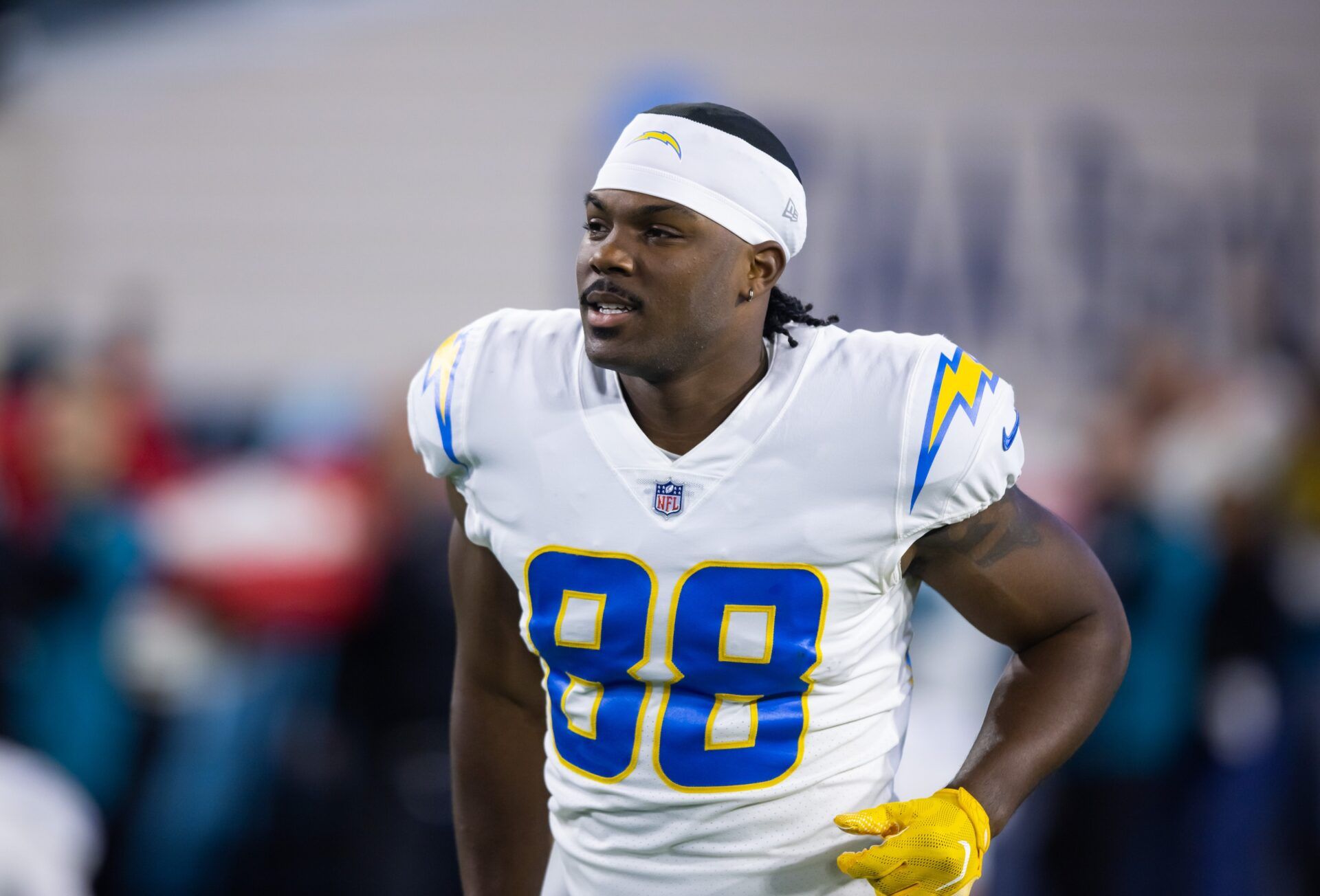 Tre' McKitty against the Jacksonville Jaguars.