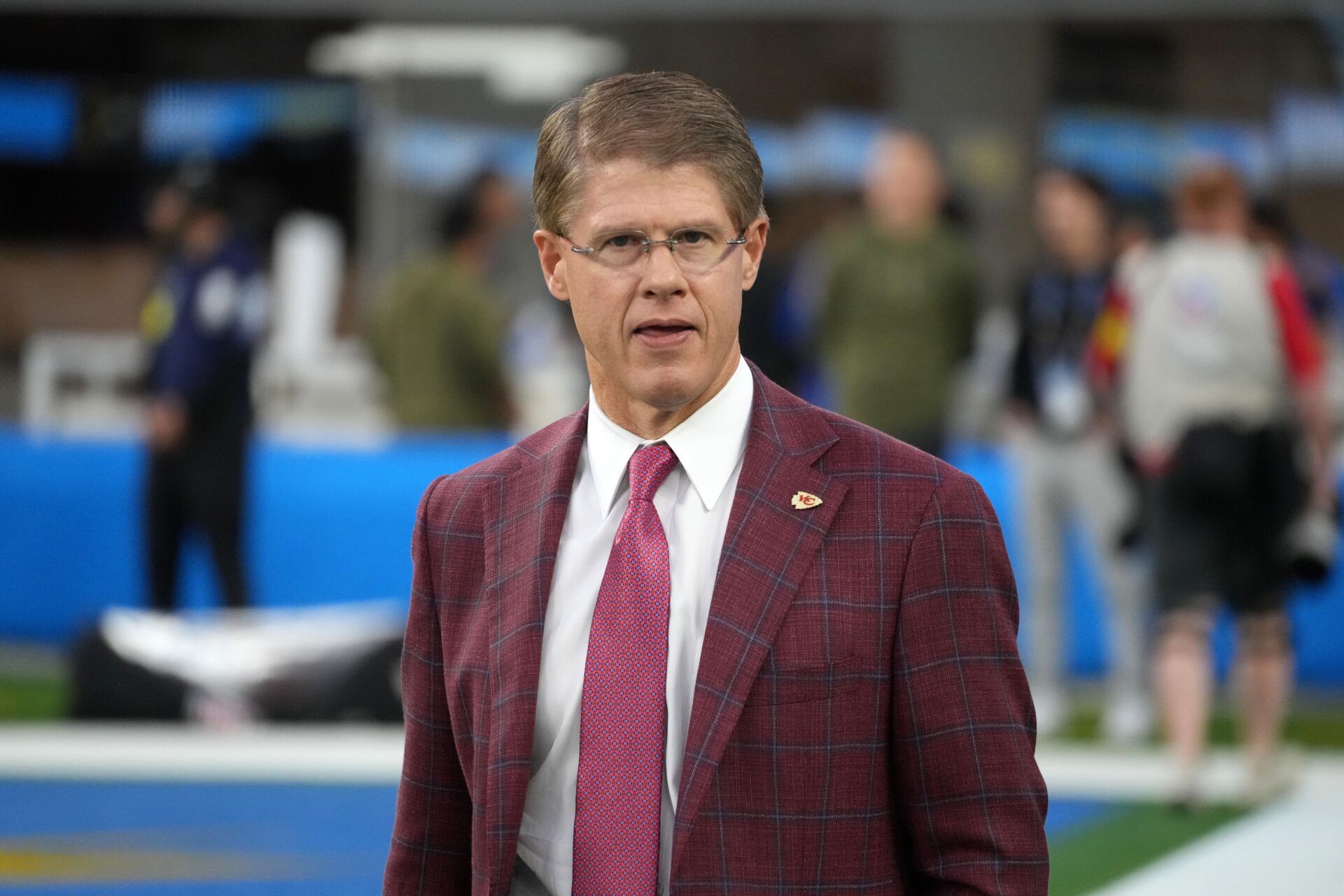 Kansas City Chiefs chairman Clark Hunt attends the game against the Los Angeles Chargers at SoFi Stadium.