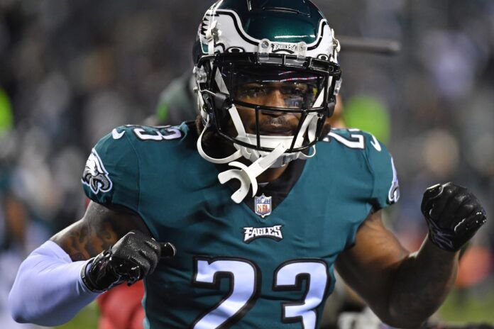 Philadelphia Eagles safety C.J. Gardner-Johnson (23) against the New York Giants during the NFC Divisional Round.