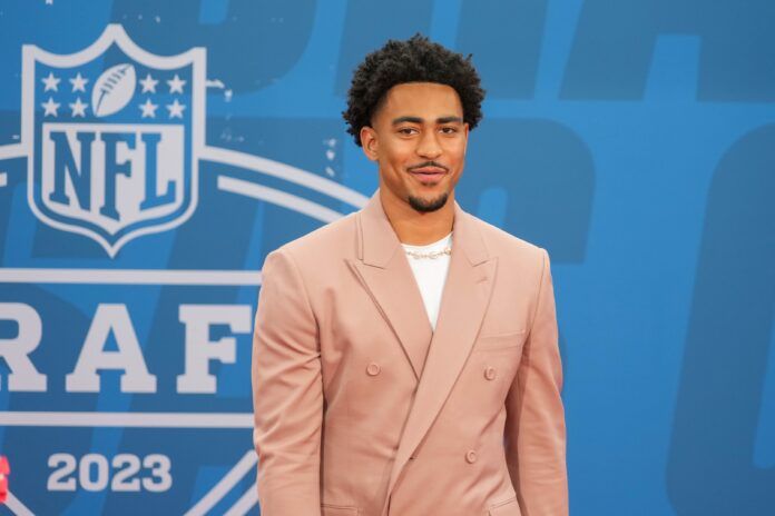 Alabama QB Bryce Young at the 2023 NFL Draft.