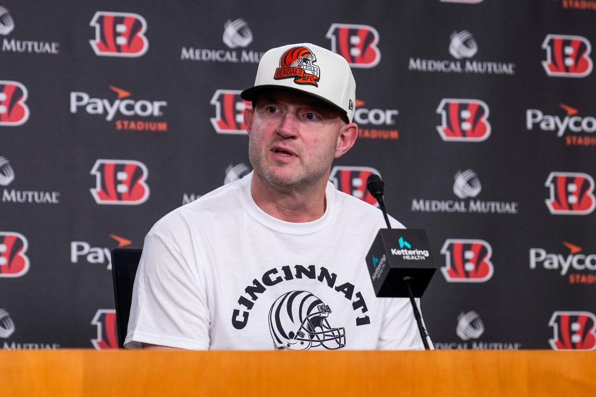 Cincinnati Bengals director of player personnel, Duke Tobin, gives an update on the team’s roster ahead of the 2023 NFL Draft.