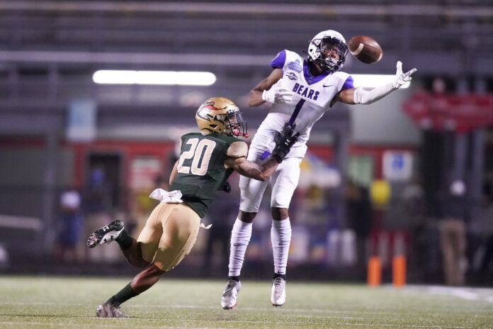 UAB Blazers cornerback Devodric Bynum (20) defends during the second half at Legion Field.