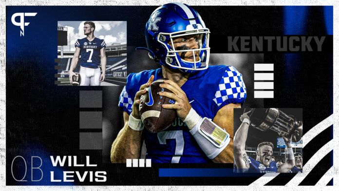 Kentucky QB Will Levis prepares for the 2023 NFL Draft.