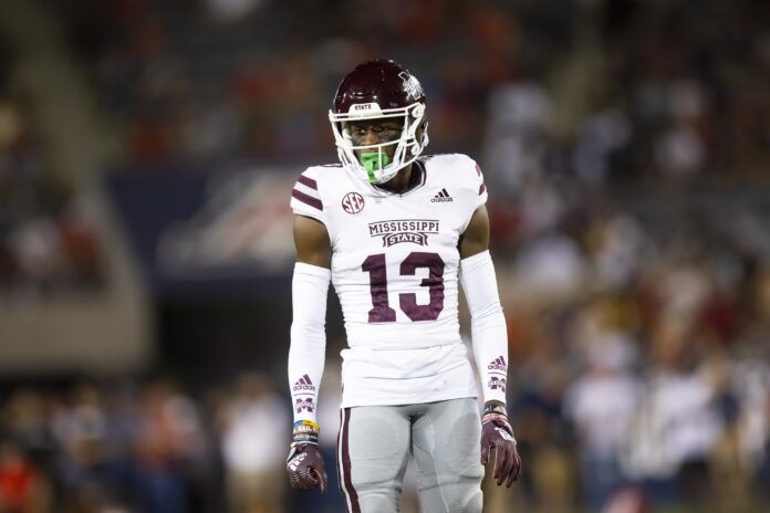 Emmanuel Forbes (13) against the Arizona Wildcats.